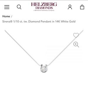 Helzberg: Sirena Diamond Pendant Necklace